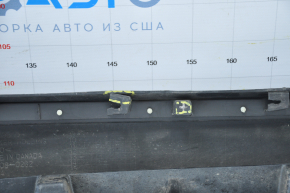 Left threshold Chevrolet Volt 11-15 with seal, broken fastening, fractures, scratches, part torn off at the back, seal tear