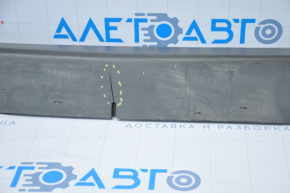 Left threshold Chevrolet Volt 11-15 with seal, broken fastening, fractures, scratches, part torn off at the back, seal tear