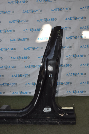 Front quarter left Ford Fusion mk5 13-20 black with central pillar, notched