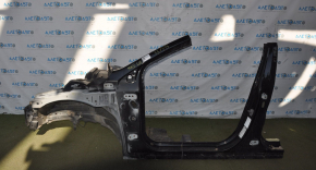 Front quarter left Ford Fusion mk5 13-20 black with central pillar, notched