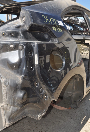 Quarter wing rear right Chevrolet Volt 11-15 black on the body, pokes