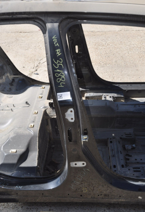 Body pillar central right Chevrolet Volt 11-15 black on the body, pokes