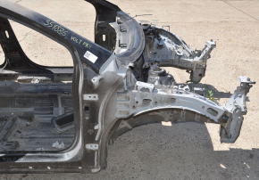 Front right quarter Chevrolet Volt 11-15 black on the body