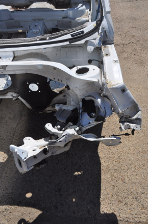 Front left quarter VW Passat b7 12-15 USA white on the body, bent side member