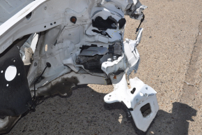 Front left quarter VW Passat b7 12-15 USA white on the body, bent side member