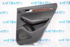 Door trim card rear right Audi Q5 8R 09-12 black, scratches