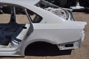 Quarter wing rear left VW Passat b7 12-15 USA white on body, bumps, dented