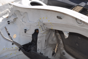 Front right quarter VW Passat b7 12-15 USA white on the body, warped side member