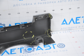 The left threshold of the Chevrolet Volt 11-15 with a seal is dented, the fasteners are broken, there are tears, and it is filed down.