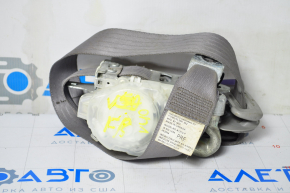 Toyota Prius V 12-14 Passenger Seat Belt Gray Water Damage