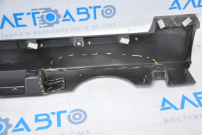 Left threshold of Chevrolet Volt 11-15 with seal, broken fasteners, dented, sawed, tears