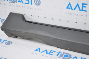 Left threshold of Chevrolet Volt 11-15 with seal, broken fasteners, dented, sawed, tears