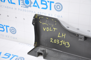 Left threshold Chevrolet Volt 11-15 with seal, broken fasteners, dented, sawed, fractures