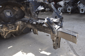 Front left quarter Chevrolet Volt 16 - black on the body, side member is warped, dented, bumps