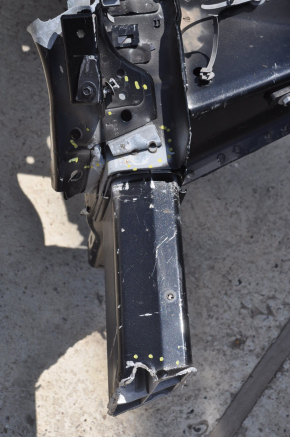 Front left quarter Chevrolet Volt 16 - black on the body, side member is warped, dented, bumps