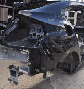 Quarter wing rear right Chevrolet Volt 16 - black on the body, bumps