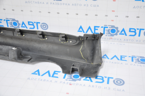 Left threshold Chevrolet Volt 11-15 with seal is dented, fasteners are broken, sawed, scratches