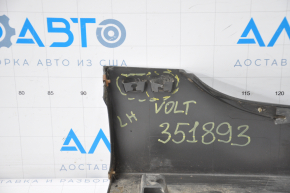 Left threshold Chevrolet Volt 11-15 with seal, broken fasteners, dented bottom, scratches