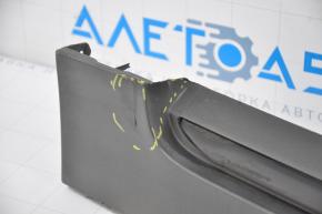 Left threshold Chevrolet Volt 11-15 with seal broken fasteners, torn dents, scratches
