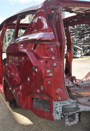 Quarter wing rear left Ford Escape MK3 13-19 red on the body, dented, bumps