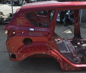 Quarter wing rear right Ford Escape MK3 13-19 red on the body, pokes