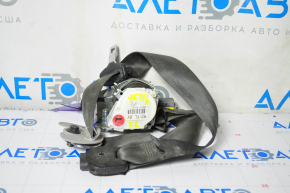 Driver's seat belt with tensioner Hyundai Sonata 11-15 black without pyropatron, dirty