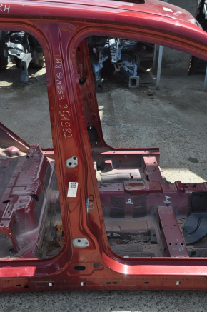 Body pillar central right Ford Escape MK3 13-19 red on the body, pokes