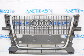 Radiator grill Audi Q5 8R 09-12 prerest, chrome swelled