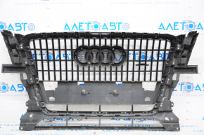 Radiator grill Audi Q5 8R 09-12 prerest, chrome swelled