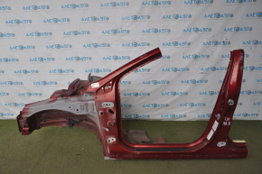 Front quarter left Ford Fusion mk5 13-20 red with central pillar, pokes