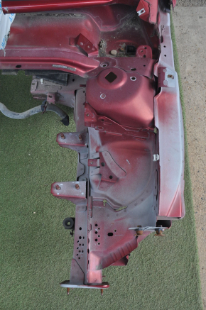 Front quarter left Ford Fusion mk5 13-20 red with central pillar, pokes
