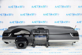 Torpedo front panel with AIRBAG Toyota Camry v50 12-14 usa black, scuffs