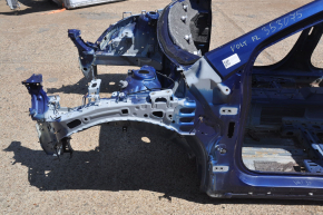 Front left quarter Chevrolet Volt 11-15 blue on the body, bumps