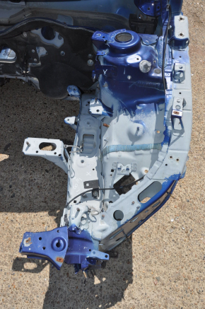 Front left quarter Chevrolet Volt 11-15 blue on the body, bumps
