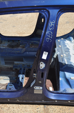 Body pillar central left Chevrolet Volt 11-15 blue on the body, pokes