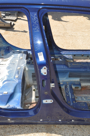 Body pillar central right Chevrolet Volt 11-15 blue on the body, pokes