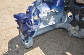 Front right quarter Chevrolet Volt 11-15 blue on the body, bumps