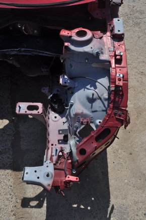 Quarter front left Chevrolet Volt 11-15 red on the body, pokes