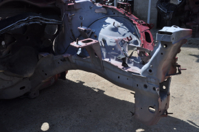 Quarter front left Chevrolet Volt 11-15 red on the body, pokes