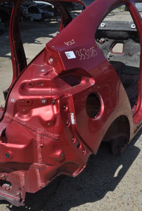 Quarter wing rear right Chevrolet Volt 11-15 red on the body, pokes