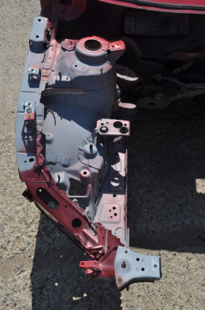 Front right quarter Chevrolet Volt 11-15 red on the body, pokes