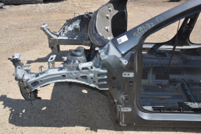 Front left quarter Chevrolet Volt 11-15 graphite on body, bumps