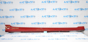 Right threshold Hyundai Sonata 11-13 red broken fasteners, sawed off