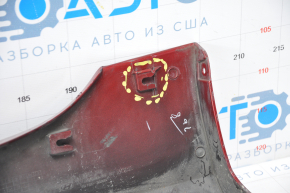 Right threshold Hyundai Sonata 11-13 red broken fasteners, sawed off