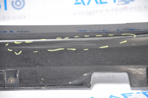 Right threshold Hyundai Sonata 15-17 SE black broken fastening, scratches