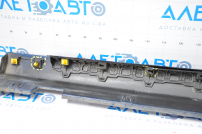 Right threshold Hyundai Sonata 15-17 SE blue dented fasteners, scratches