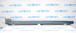 Right threshold Hyundai Sonata 15-17 SE blue broken fasteners, no central fasteners