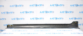 Right threshold Hyundai Sonata 15-17 SE blue broken fasteners, no central fasteners