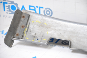 Right threshold Hyundai Sonata 15-17 SE gray broken fastening, dented bottom, painted