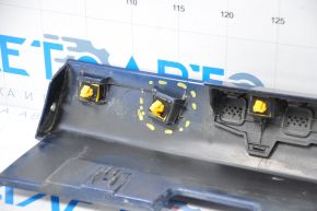 Right threshold Hyundai Sonata 15-17 SE blue broken fastening